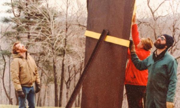 Anthony Caro, <em>Bay Flat</em>, 1974 (installation view, March 1981) 