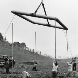 Outdoor Sculptors Indoors, September 2 – November 19, 1972, exhibition card  