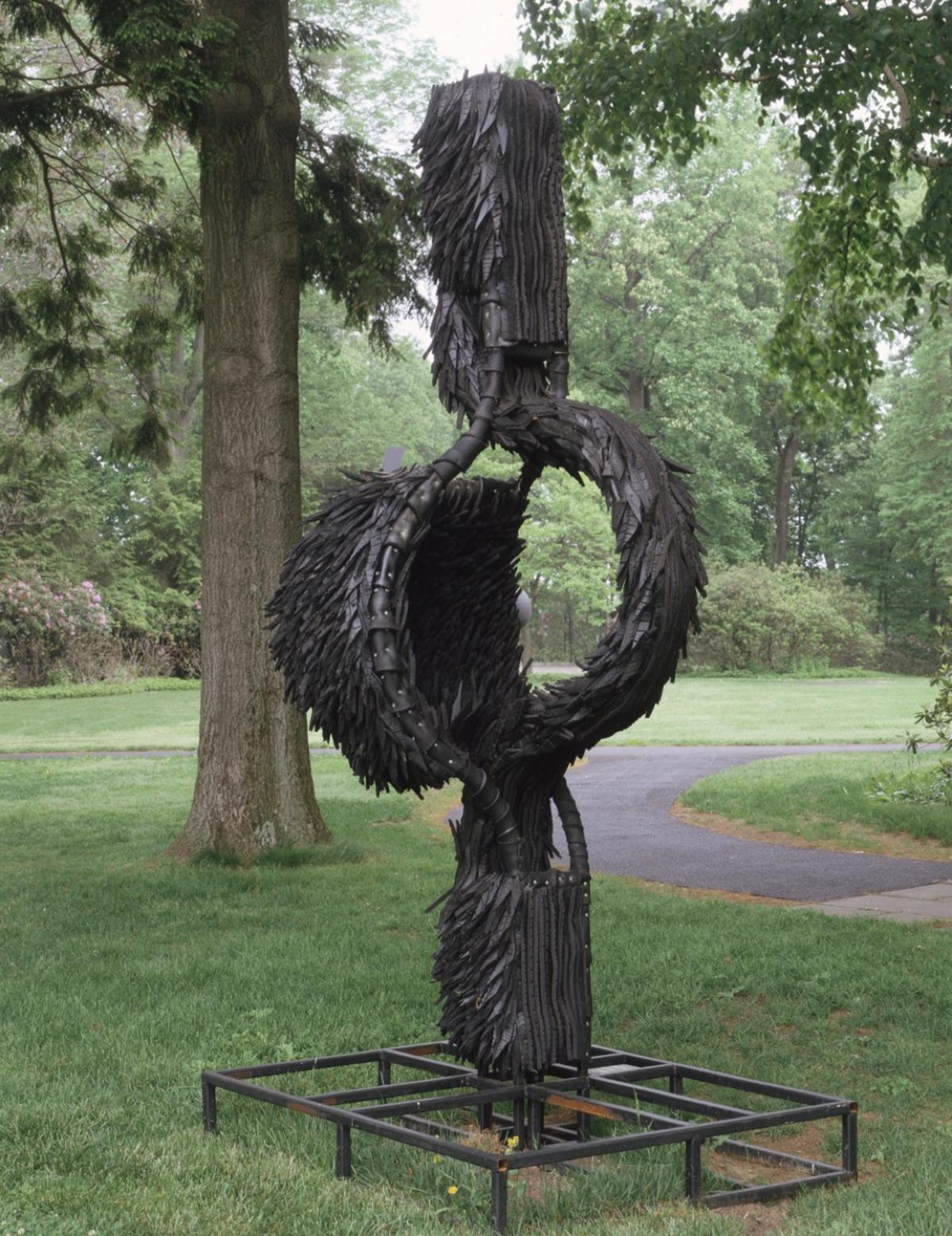 Chakaia Booker, <em>Simon Says</em>, 2003 (installation view, 2004)