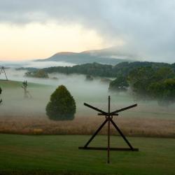 Mark di Suvero, <em>Pyramidian</em>, 1987-1998&nbsp;<br />
Mark di Suvero,&nbsp;<em>Jeanne</em>, 2014-15<br />
Mark di Suvero,&nbsp;<em>Mon</em>&nbsp;<em>P&egrave;re, Mon P&egrave;re, </em>1973-75<br />
Mark di Suvero,&nbsp;<em>Mother Peace,</em> 1969-70<br />
(installation view, 2016)