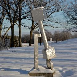 <em>Cubi XXI </em>(1964), Bolton Landing, NY, c. 1964