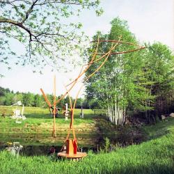 <em>Cubi XXI </em>(1964), Bolton Landing, NY, c. 1964