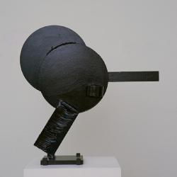 David Smith. Sketchbook 53, p. 163. c. 1954&ndash;62, featuring a sketch of <em>Five Units Equal</em> (1956). Storm King Art Center, donated by Gloria Gil.