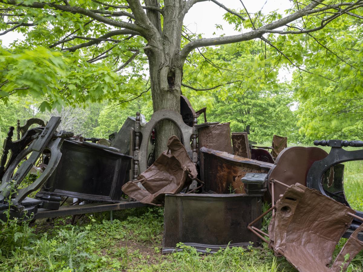 Brandon Ndife, <em>Shade Tree </em>(installation view, 2022)
