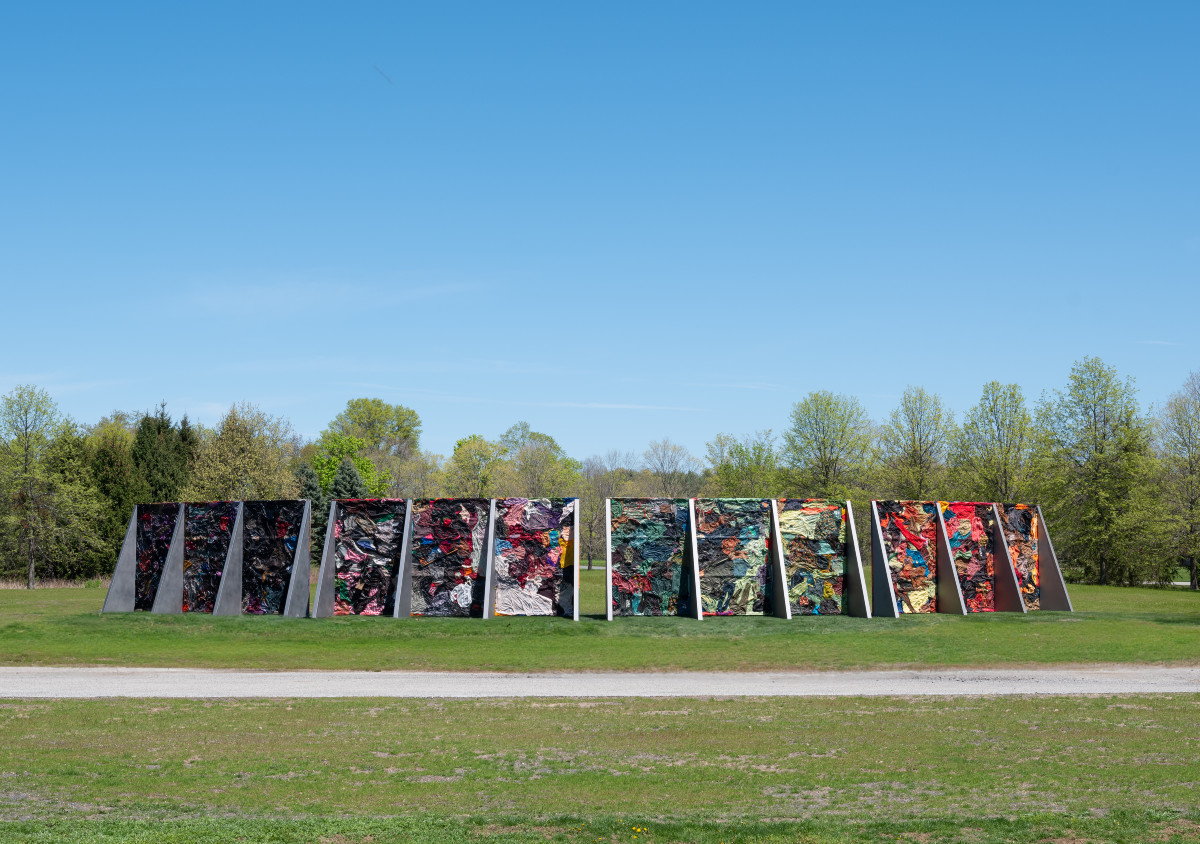 Kevin Beasley, PROSCENIUM| Rebirth / Growth: The Watch / Harvest / Dormancy: On Reflection (2024–25) (installation view, 2025) 