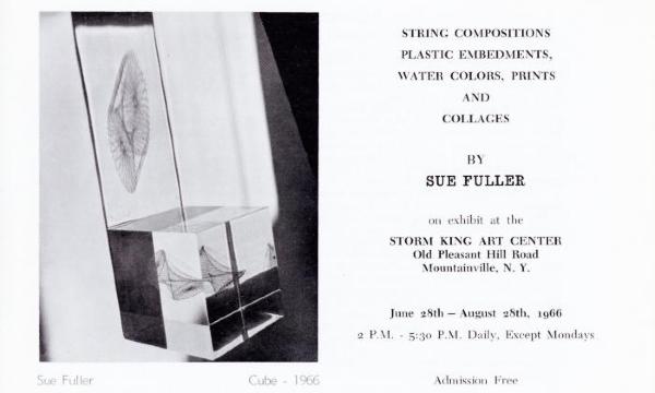 String Compositions, Plastic Embedments, Watercolors, Prints and Collages by Sue Fuller