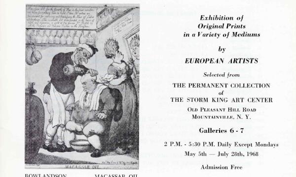 Exhibition of Original Prints in a Variety of Mediums by European Artists