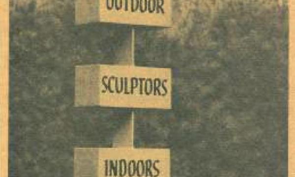 Outdoor Sculptors Indoors