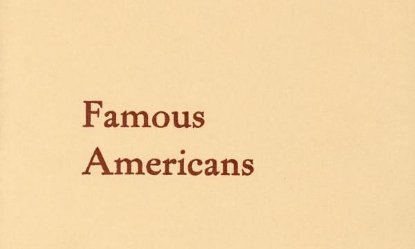 Exhibition of Paintings of Famous Americans