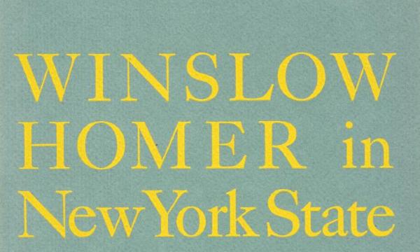 Winslow Homer in New York State